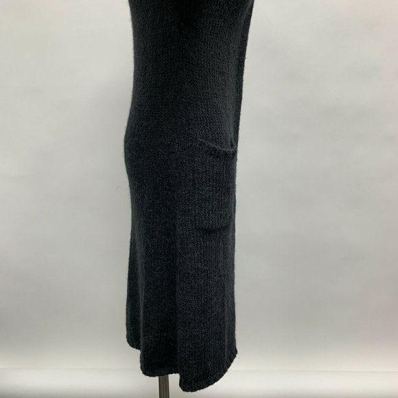 J. Crew Women's Long Duster Cardigan Sweater Size Medium Gray Alpaca Blend - Picture 7 of 10